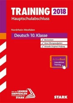 Cover Training Hauptschulabschluss 2018 - Nordrhein-Westfalen - Deutsch 10. Klasse