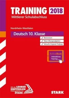 Cover Training Mittlerer Schulabschluss 2018 - Nordrhein-Westfalen - Deutsch 10. Klasse