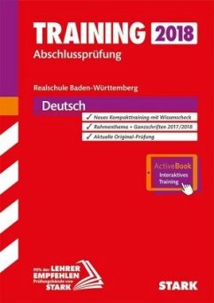 Cover Training Abschlussprüfung 2018 - Realschule Baden-Württemberg - Deutsch