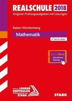Cover Realschule 2018 - Baden-Württemberg - Mathematik inkl. Online-Prüfungstraining, m. CD-ROM