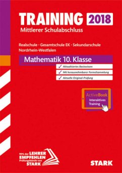 Cover Training Mittlerer Schulabschluss 2018 - Realschule/Gesamtschule EK/Sekundarschule Nordrhein-Westfalen - Mathematik 10. Klasse