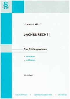 Sachenrecht - Hemmer, Karl-Edmund;Wüst, Achim