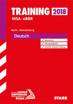 Training Mittlerer Schulabschluss 2018 - Berlin/Brandenburg - Deutsch