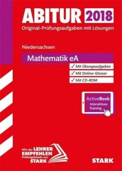 Cover Abitur 2018 - Niedersachsen - Mathematik eA, m. CD-ROM