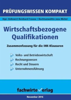 Wirtschaftsbezogene Qualifikationen - Fresow, Reinhard; Michel, Jana