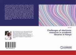 Challenges of electronic resources in academic libraries in Kenya