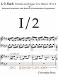 J. S. Bach, Prelude and Fugue in C... - Bild 1