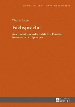 Fachsprache - Forner, Werner