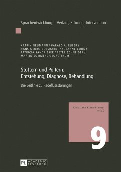 Stottern und Poltern: Entstehung, Diagnose, Behandlung - Neumann, Katrin;Euler, Harald Andreas;Bosshardt, Hans-Georg