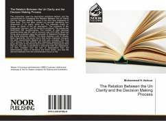 Cover The Relation Between the Un Clarity and the Decision Making Process