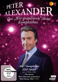 Die Peter Alexander 'Wir gratulieren' Show - Komplettbox Fernsehjuwelen - Alexander,Peter