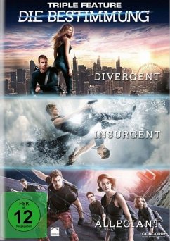Die Bestimmung - Divergent, Insurgent, Allegiant DVD-Box - Woodley,Shailene/James,Theo