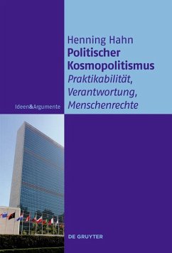 Politischer Kosmopolitismus (eBook, PDF) - Hahn, Henning