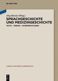 Sprachgeschichte und Medizingeschichte (eBook, ePUB)