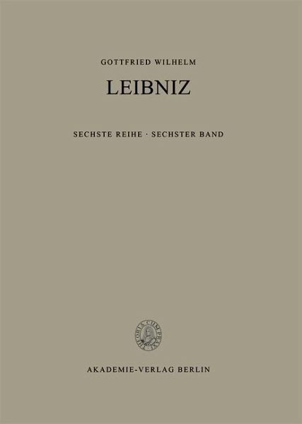 Band 6: Nouveaux Essais (eBook, PDF) Band 6: Nouveaux Essais (eBook, PDF)