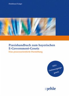 Cover Praxishandbuch zum Bayerischen E-Government-Gesetz, m. 1 Buch, m. 1 Online-Zugang