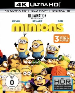 Minions - 2 Disc Bluray - Pierre Coffin,Sandra Bullock,Jon Hamm