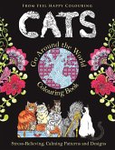 Cats Go Around the World Colouring Book