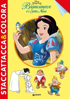 Cover Biancaneve e i sette nani. Staccattacca&colora. Con adesivi
