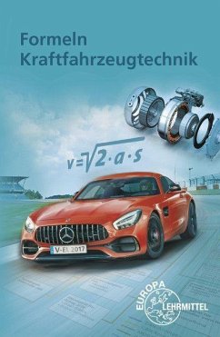 Formeln Kraftfahrzeugtechnik - Fischer, Richard;Gscheidle, Tobias;Gscheidle, Rolf