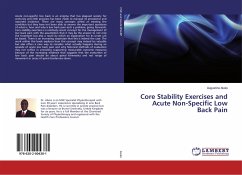 Core Stability Exercises and Acute Non-Specific Low Back Pain
