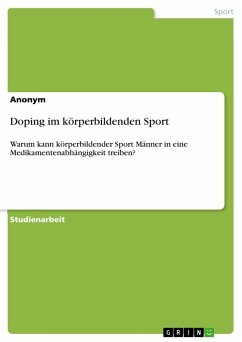 Doping im körperbildenden Sport - Anonym