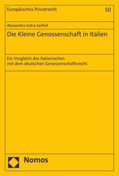 Die Kleine Genossenschaft in Italien - Seifert, Alexandra Indra