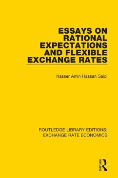 Essays on Rational Expectations and Flexible Exchange Rates (eBook, PDF) - Saidi, Nasser