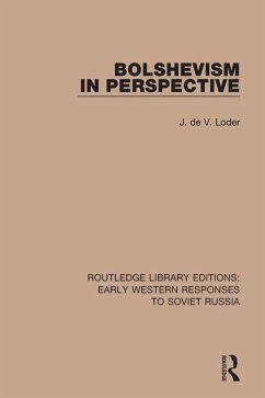 Bolshevism in Perspective (eBook, PDF) Cover Bolshevism in Perspective (eBook, PDF)