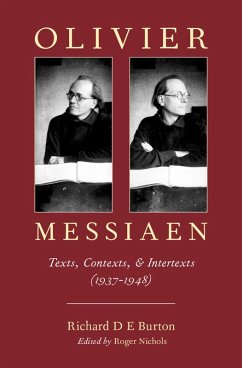 Olivier Messiaen (eBook, PDF) - Burton, Richard D E