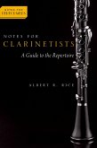 Notes for Clarinetists (eBook, PDF)