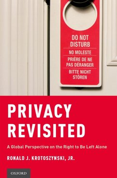 Privacy Revisited (eBook, PDF) - Krotoszynski, Ronald J. Jr