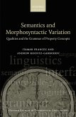 Semantics and Morphosyntactic Variation (eBook, PDF)