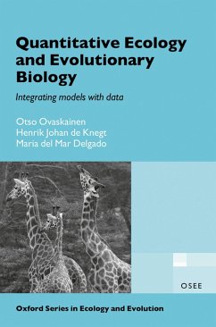 Quantitative Ecology and Evolutionary Biology (eBook, PDF) - Ovaskainen, Otso; De Knegt, Henrik Johan; Delgado, Maria Del Mar