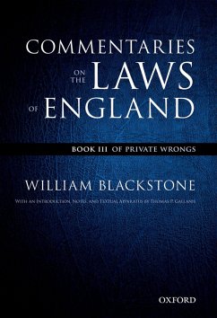 Commentaries on the Laws of England (eBook, PDF) - Blackstone, William