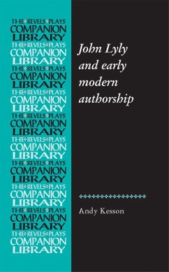 Cover John Lyly and early modern authorship (eBook, ePUB)