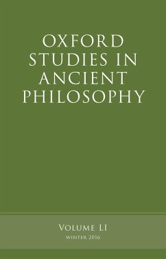 Cover Oxford Studies in Ancient Philosophy, Volume 51 (eBook, PDF)