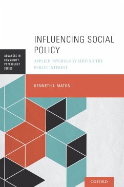 Influencing Social Policy (eBook, PDF) - Maton, Kenneth I.
