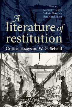 Cover A literature of restitution (eBook, ePUB)