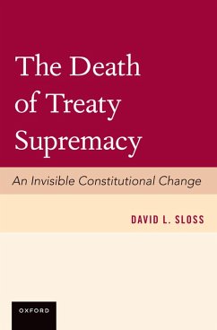 Cover The Death of Treaty Supremacy (eBook, PDF)