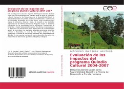 Evaluación de los impactos del programa Quindío Cultural 2004-2007 - Sánchez S., Luz M.;García V., Jésus E.;Rincón Q., Luís A.