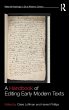 A Handbook of Editing Early Modern Texts - Bild 1
