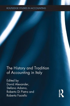 Cover The History and Tradition of Accounting in Italy (eBook, ePUB)