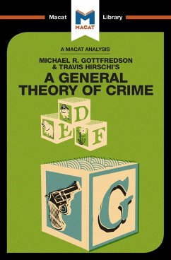 Cover An Analysis of Michael R. Gottfredson and Travish Hirschi's A General Theory of Crime (eBook, PDF)