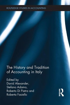 The History and Tradition of Accounting in Italy (eBook, PDF)