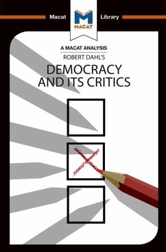 Cover An Analysis of Robert A. Dahl's Democracy and its Critics (eBook, PDF)