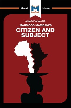 An Analysis of Mahmood Mamdani's Citizen and Subject (eBook, ePUB)