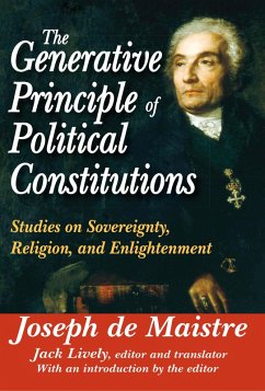 Cover The Generative Principle of Political Constitutions (eBook, PDF)