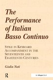 The Performance of Italian Basso Continuo (eBook, PDF)