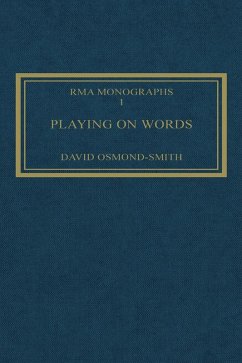 Playing on Words (eBook, PDF) - Osmond-Smith, David